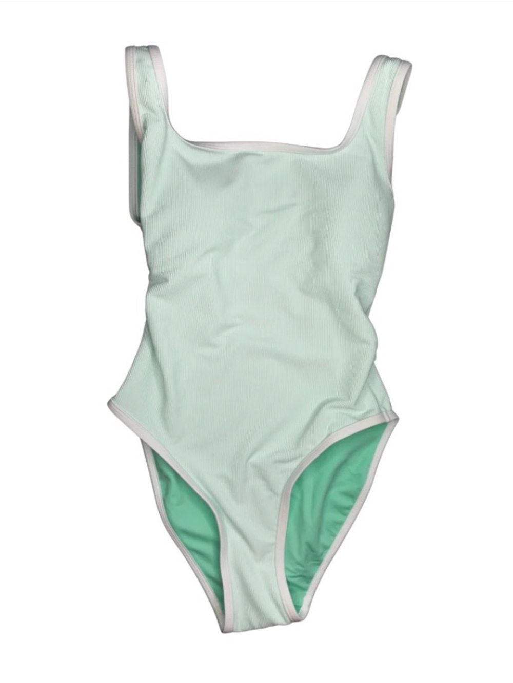 LainSnow Mint Green One-Piece Swimsuit Size Large